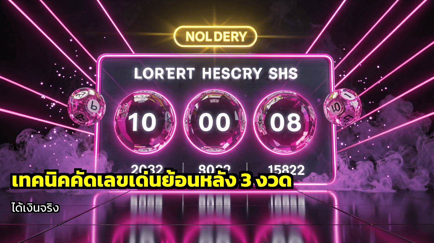 เทคนิคคัดเลขเด่นย้อนหลัง