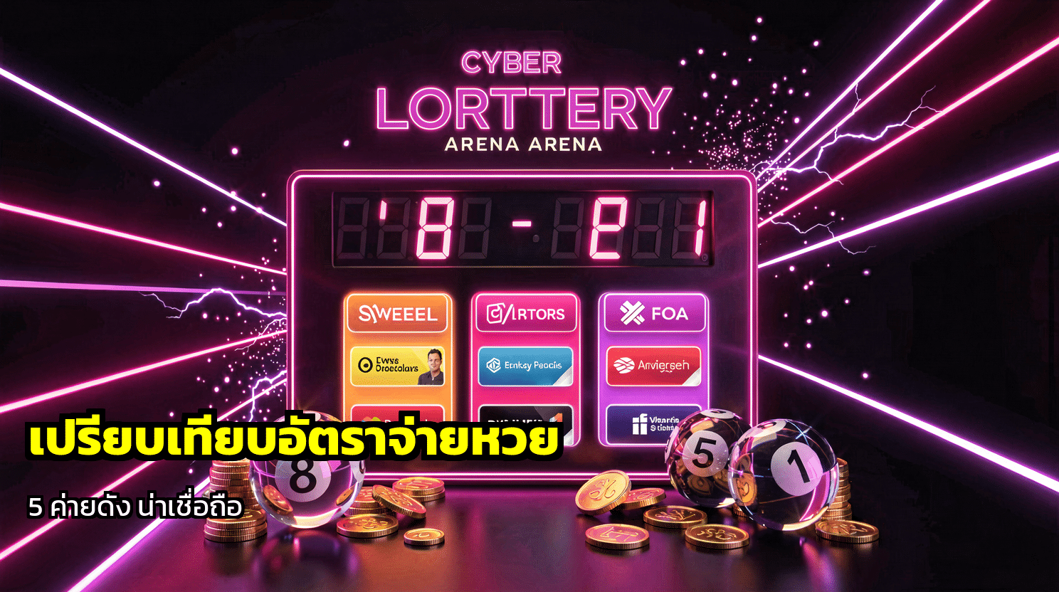 เปรียบเทียบอัตราจ่ายหวย